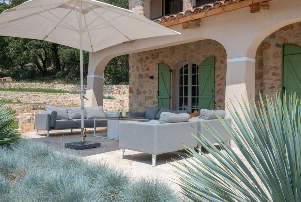 Mas de l'Aven - Lorgues met luxe lounge bij het verwarmde zwembad - Lorgues