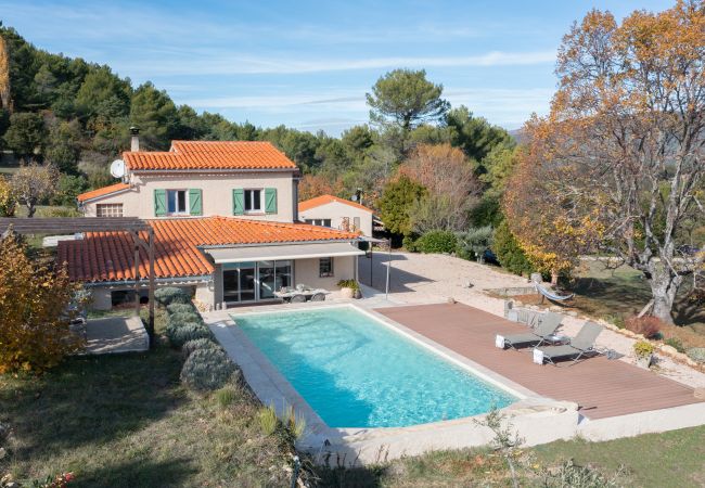 83PUITS - Villa Les Petits Puits - Haustierfreundliches Refugium mit Pool und Gästehaus  - Ampus - Provence