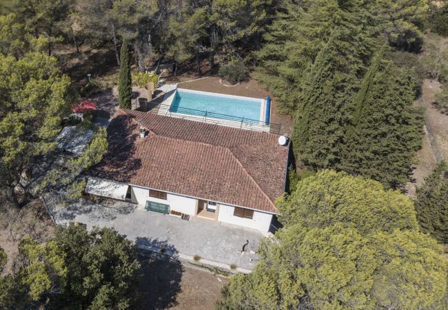 Aerial View of 30ciga with Beautiful Pool and Garden