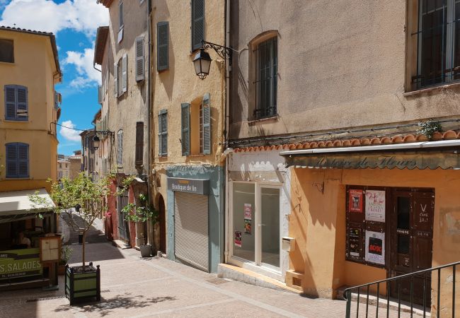 Villa 83Bold, gezellige straat met winkeltjes, Lorgues, Provence